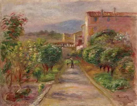 Landskab ved Cagnes - Pierre-Auguste Renoir