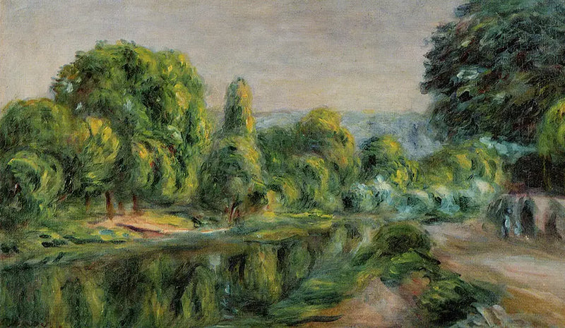 Den livlige arm ved Croissy - Pierre-Auguste Renoir