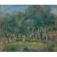 Olivernes Avenue - Pierre-Auguste Renoir
