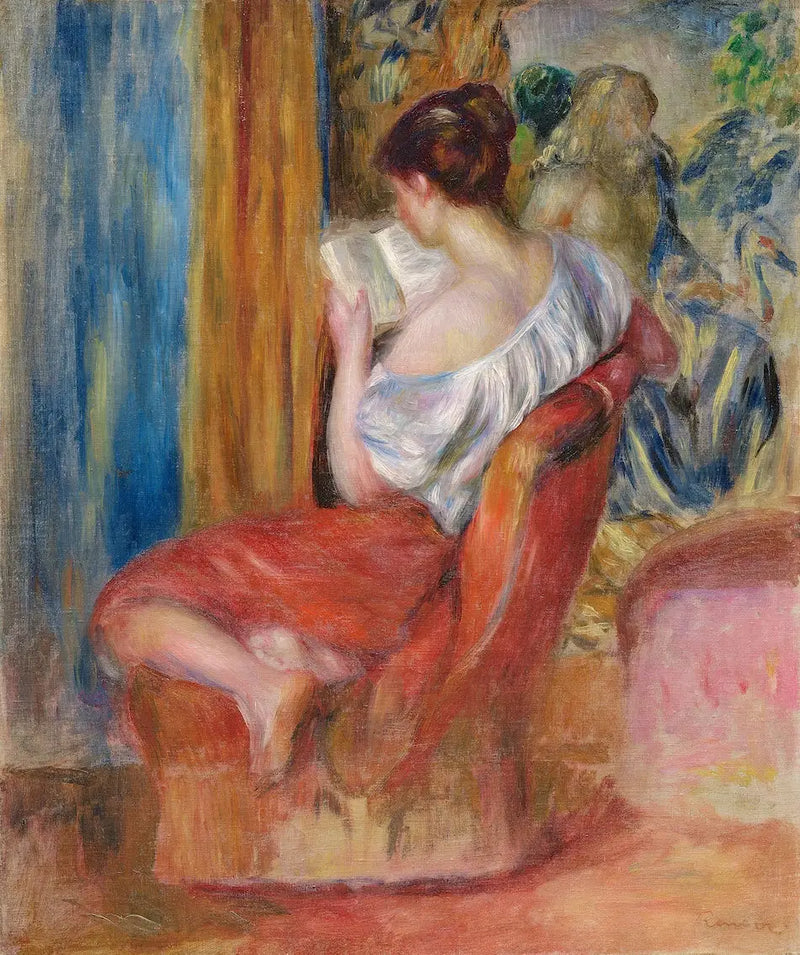 Kvinde læser - Pierre-Auguste Renoir