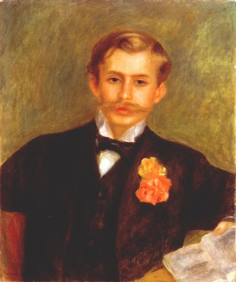 Den unge mand med nelliken - Pierre-Auguste Renoir