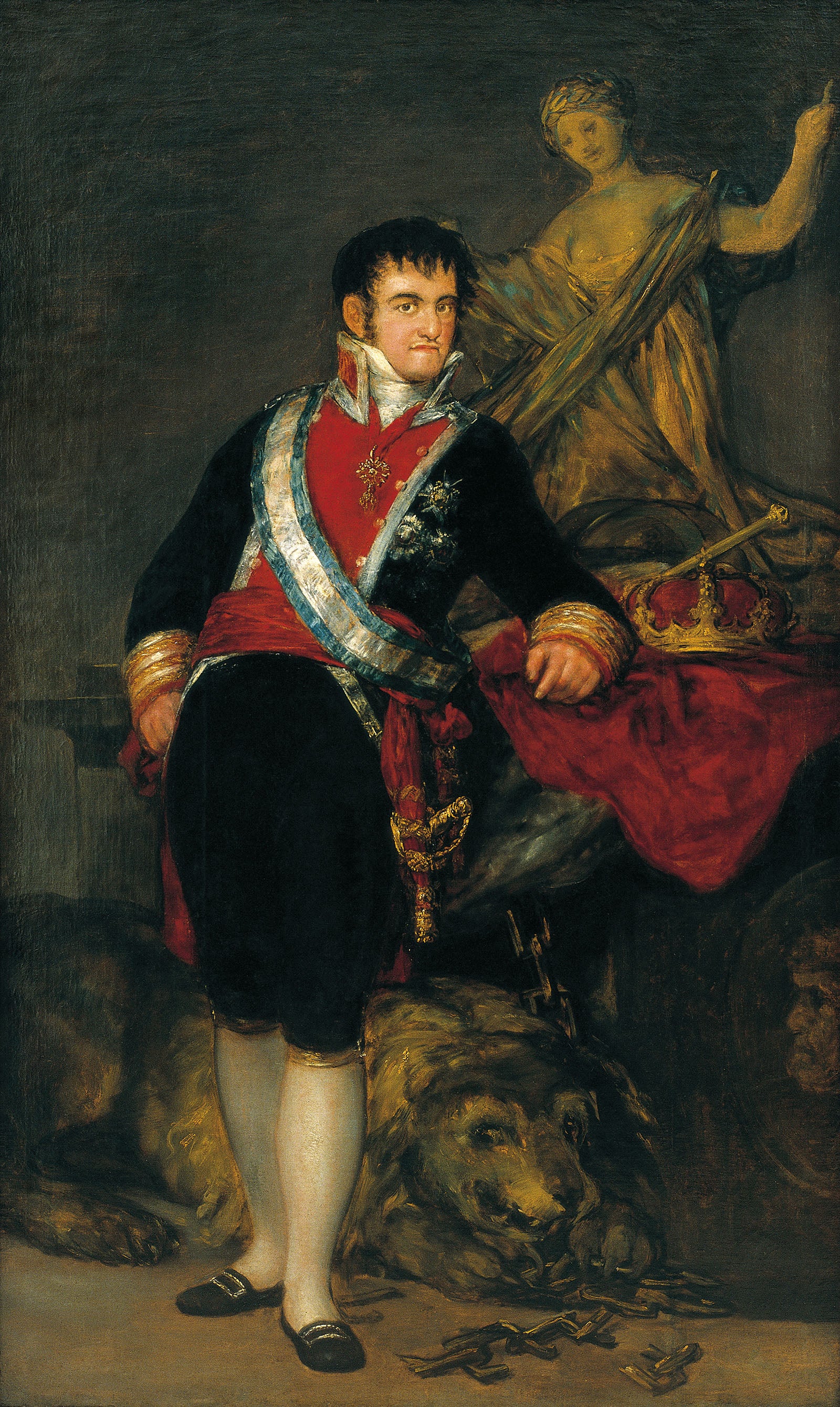 Reproduction du tableau « Portrait de Ferdinand VII d'Espagne - Francisco de Goya » par Alpha Reproduction en peinture à l’huile
