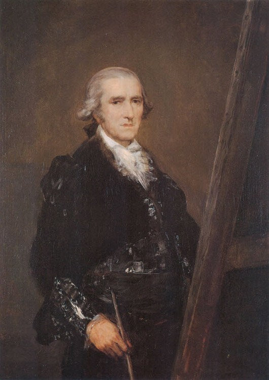 Reproduction du tableau « Portrait de Francisco Bayeu - Francisco de Goya » par Alpha Reproduction en peinture à l’huile