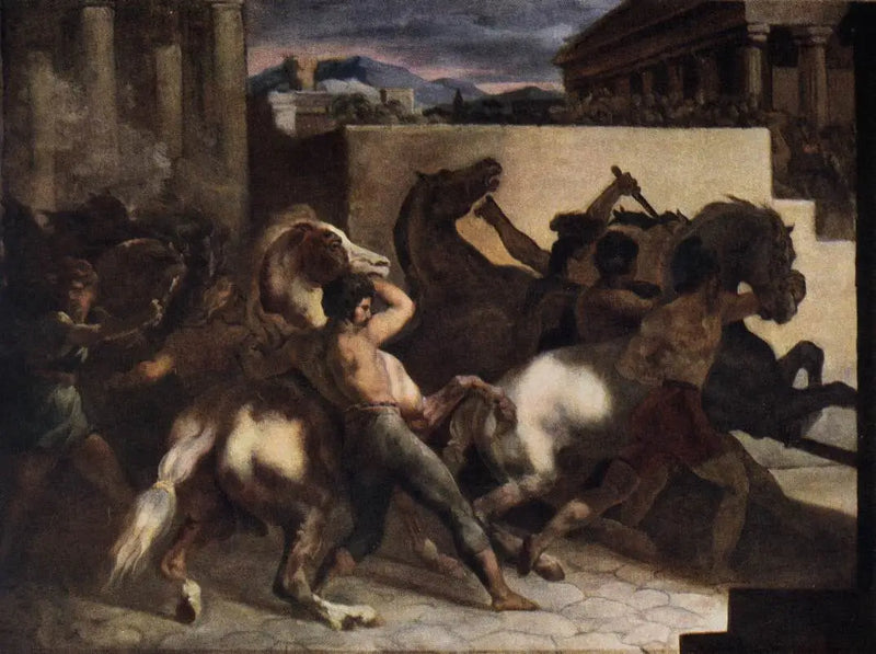 Frie heste: La Mossa - Théodore Géricault