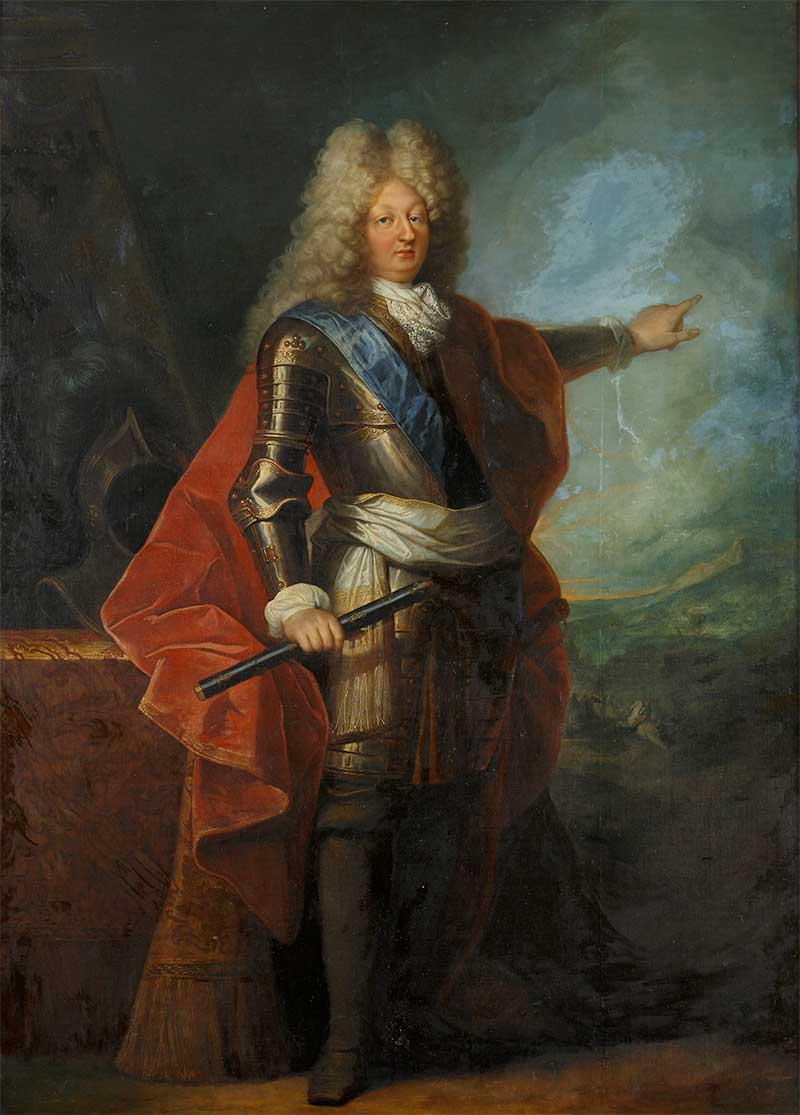 Portrait en pied du Grand Dauphin - Hyacinthe Rigaud