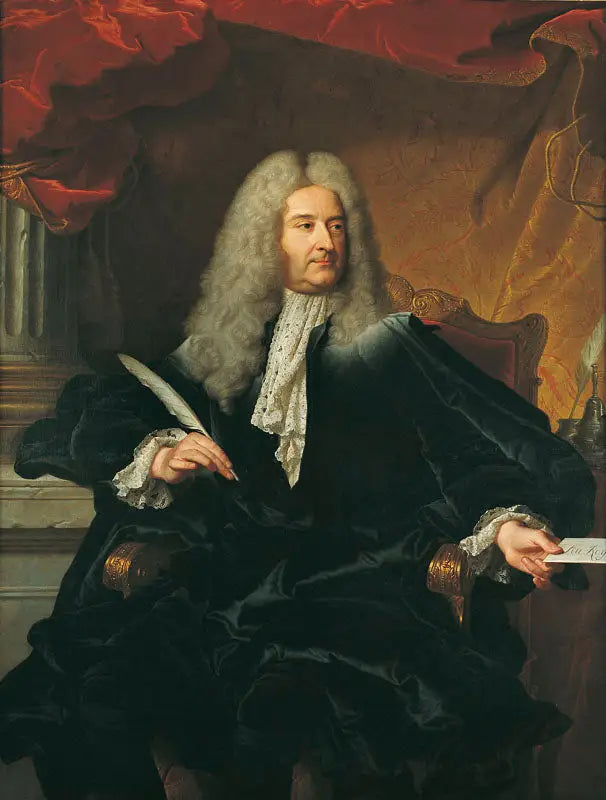 Portræt af Michel Robert Le Peletier des Forts - Hyacinthe Rigaud