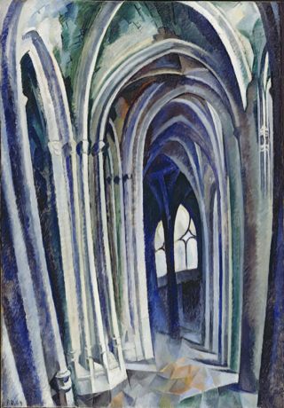 Reproduction du tableau « Saint-Séverin n°1 - Robert Delaunay » par Alpha Reproduction en peinture à l’huile