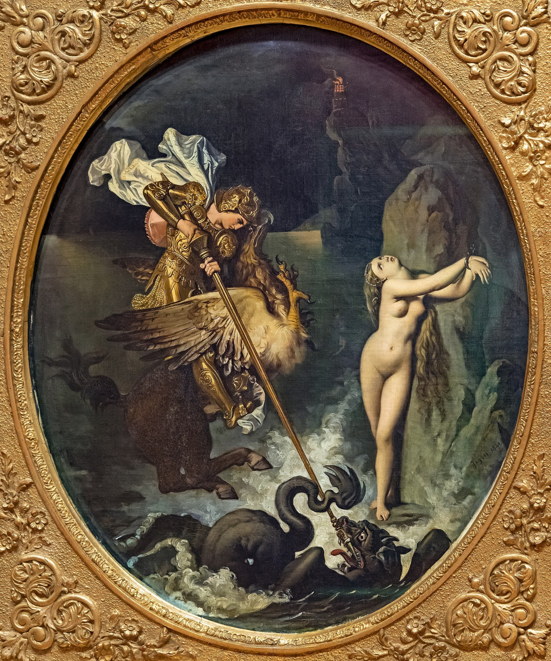 Roger der frigiver Angélique - Jean-Auguste-Dominique Ingres