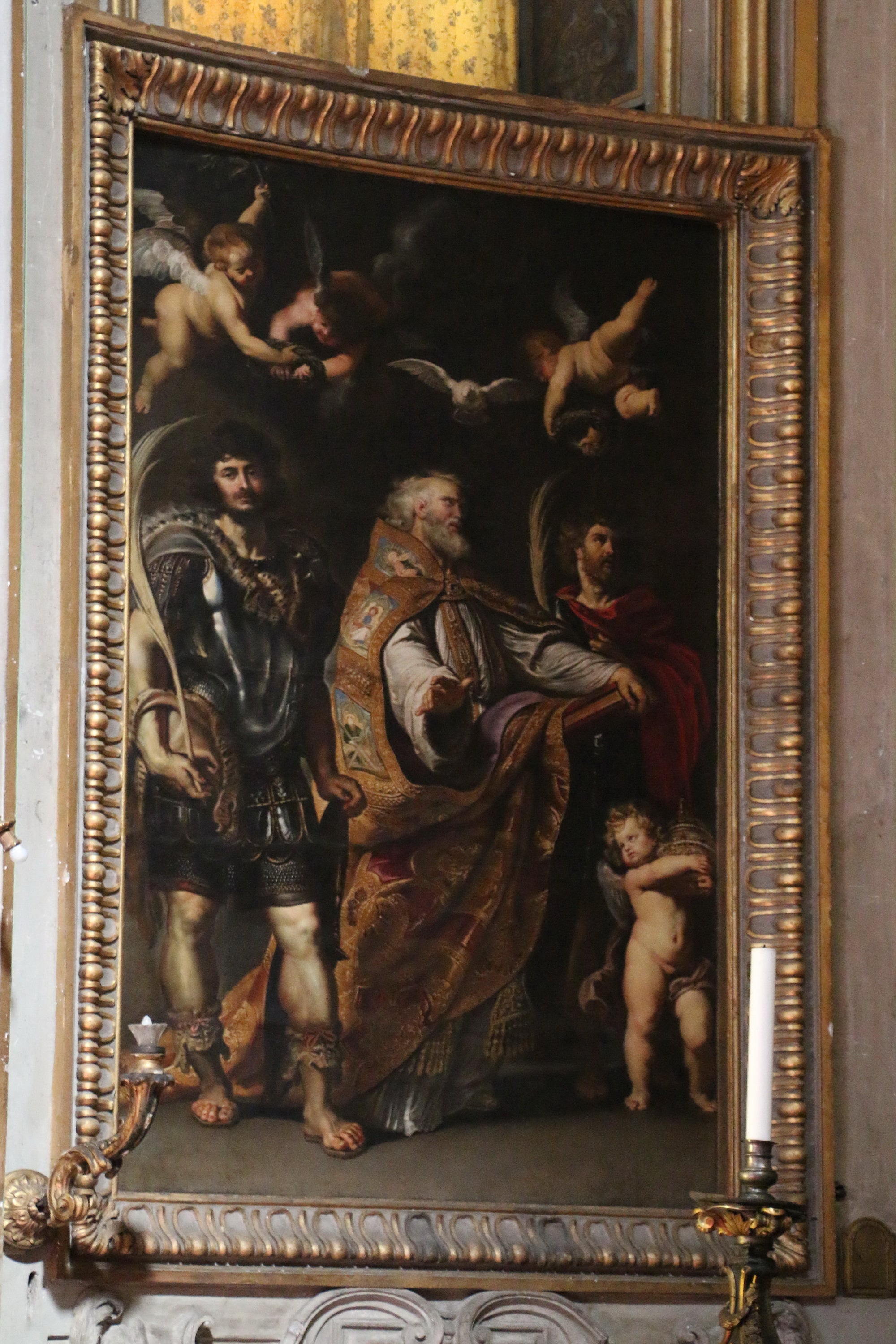 Gregorio med Mauro og Papia - Peter Paul Rubens