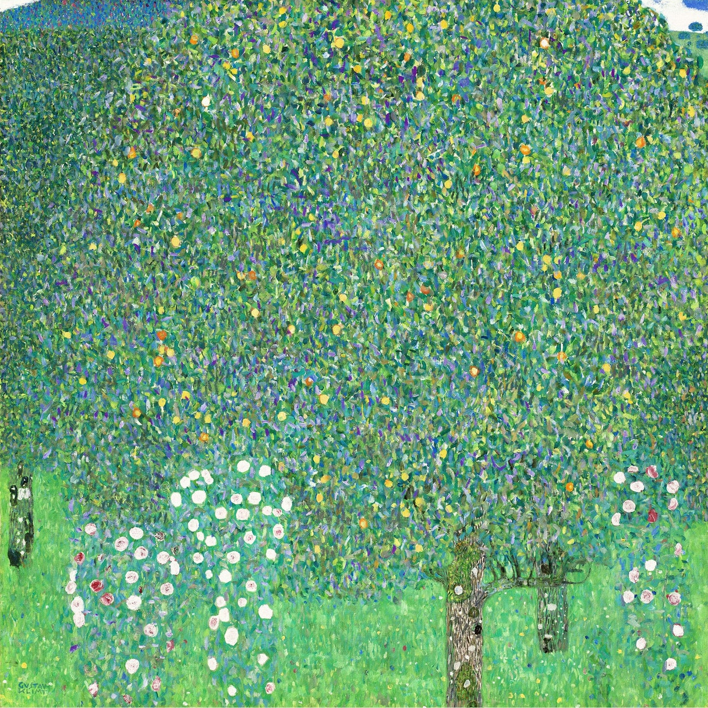🌳🌸 Roser under træerne – Gustav Klimt (1905)