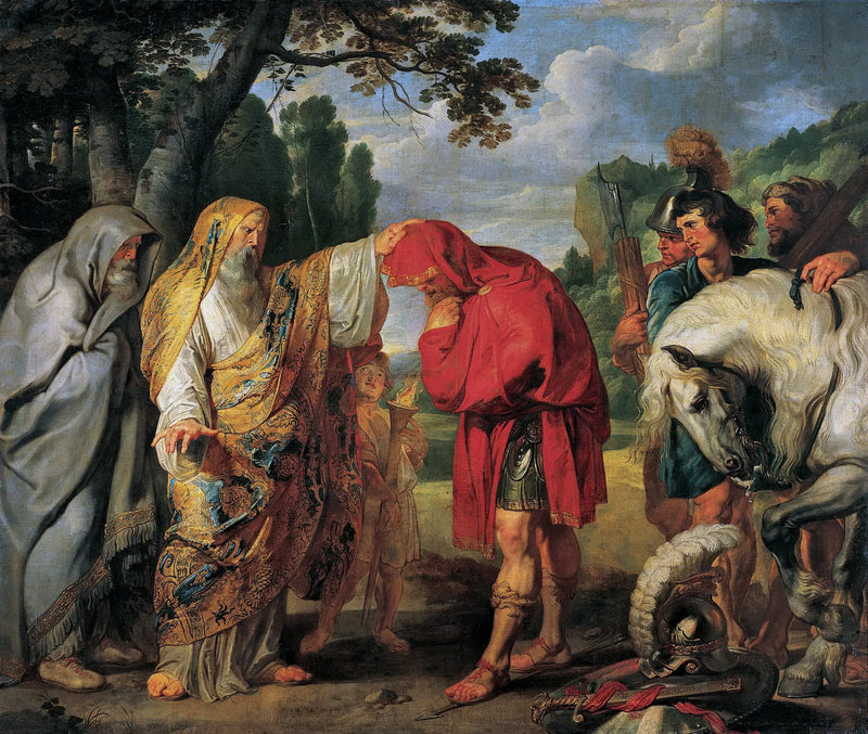 Decius Mus forbereder sig på døden - Antoine van Dyck