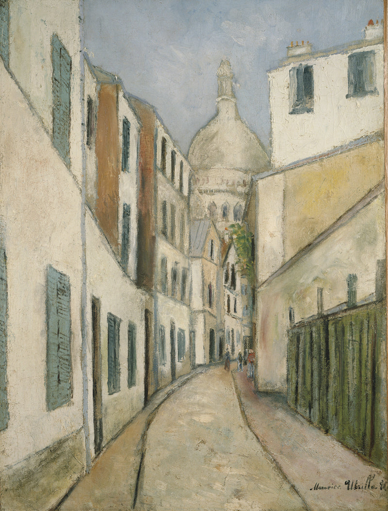 Rue Saint-Rustique (1911) - Maurice Utrillo