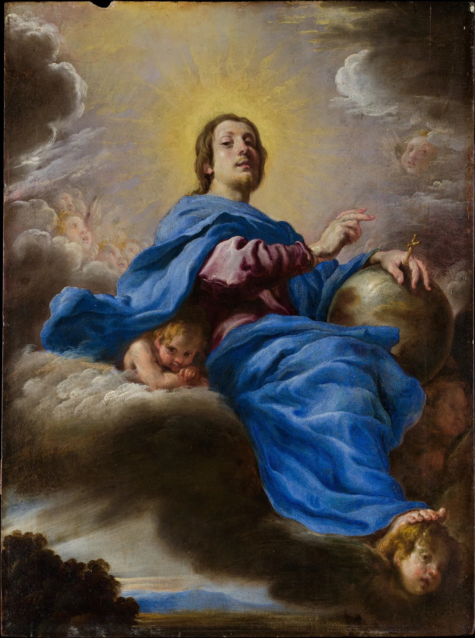 Salvator Mundi - Domenico Fetti image 1 reproduction de peinture à l’huile