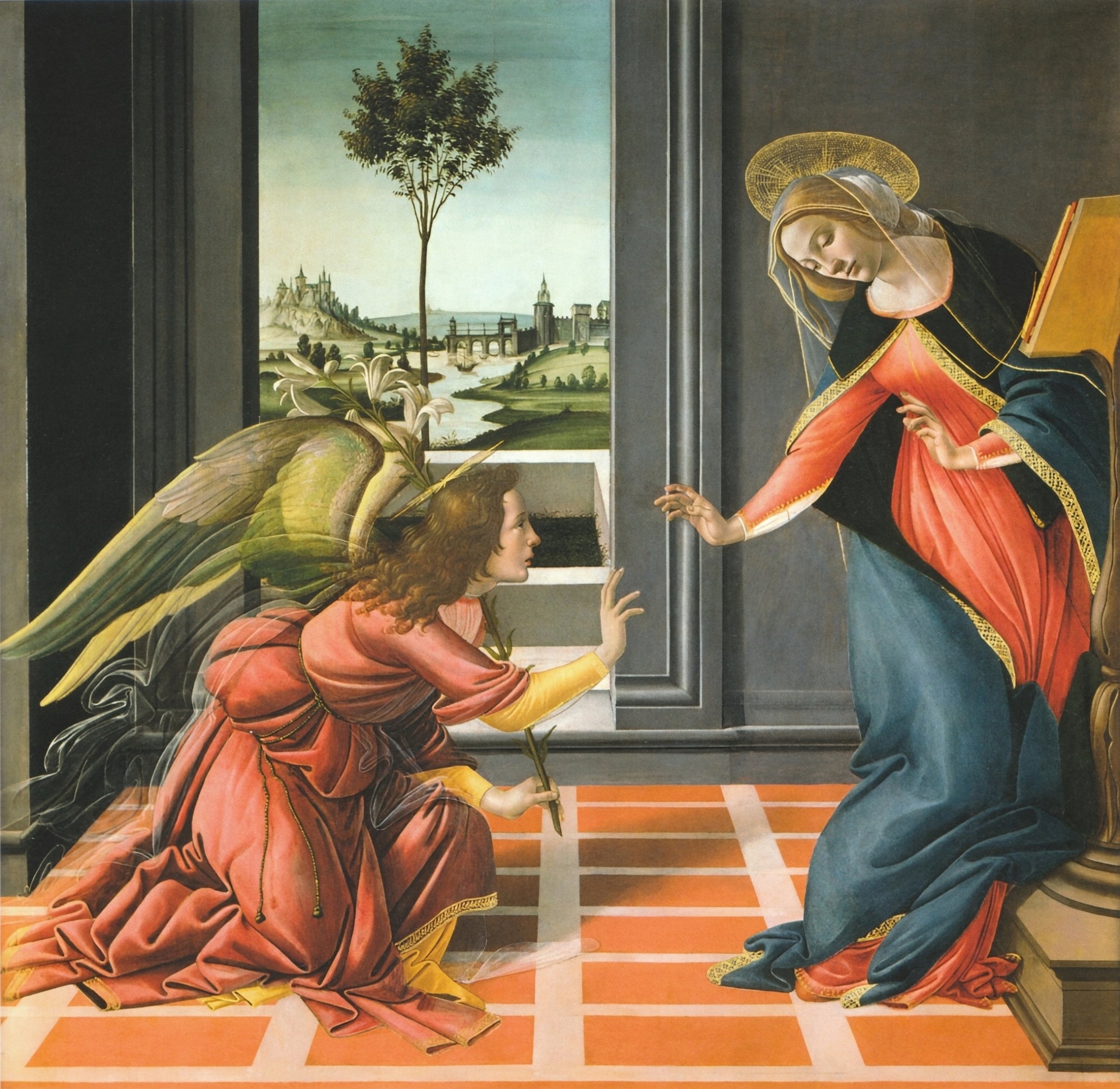 L'Annonciation du Cestello - Sandro Botticelli