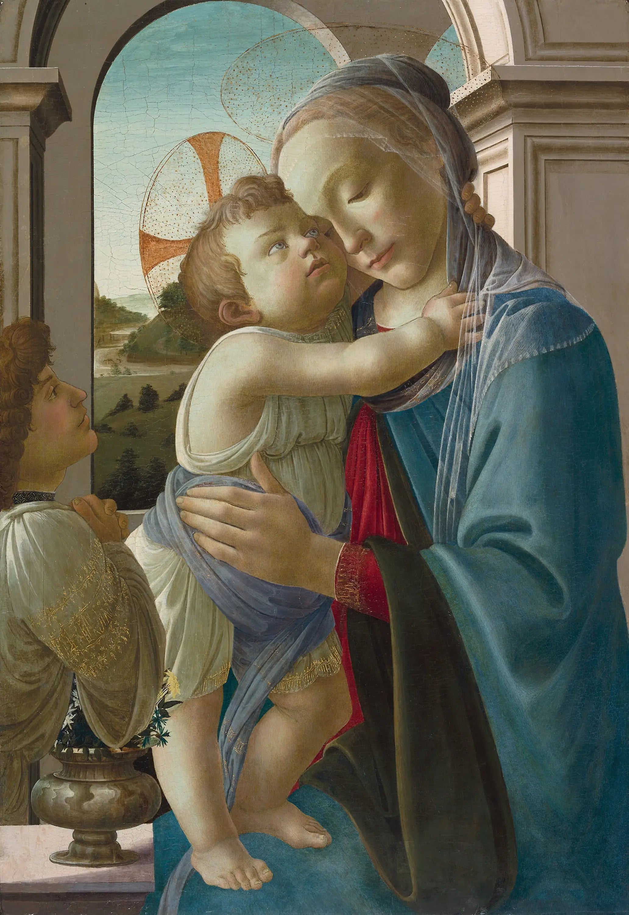 Vierge à l’Enfant avec un ange - Sandro Botticelli - Alpha Reproduction