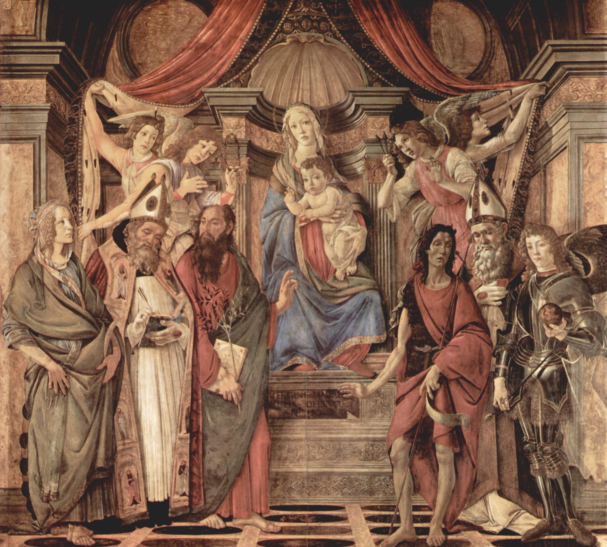 Retable de San Barnaba - Sandro Botticelli