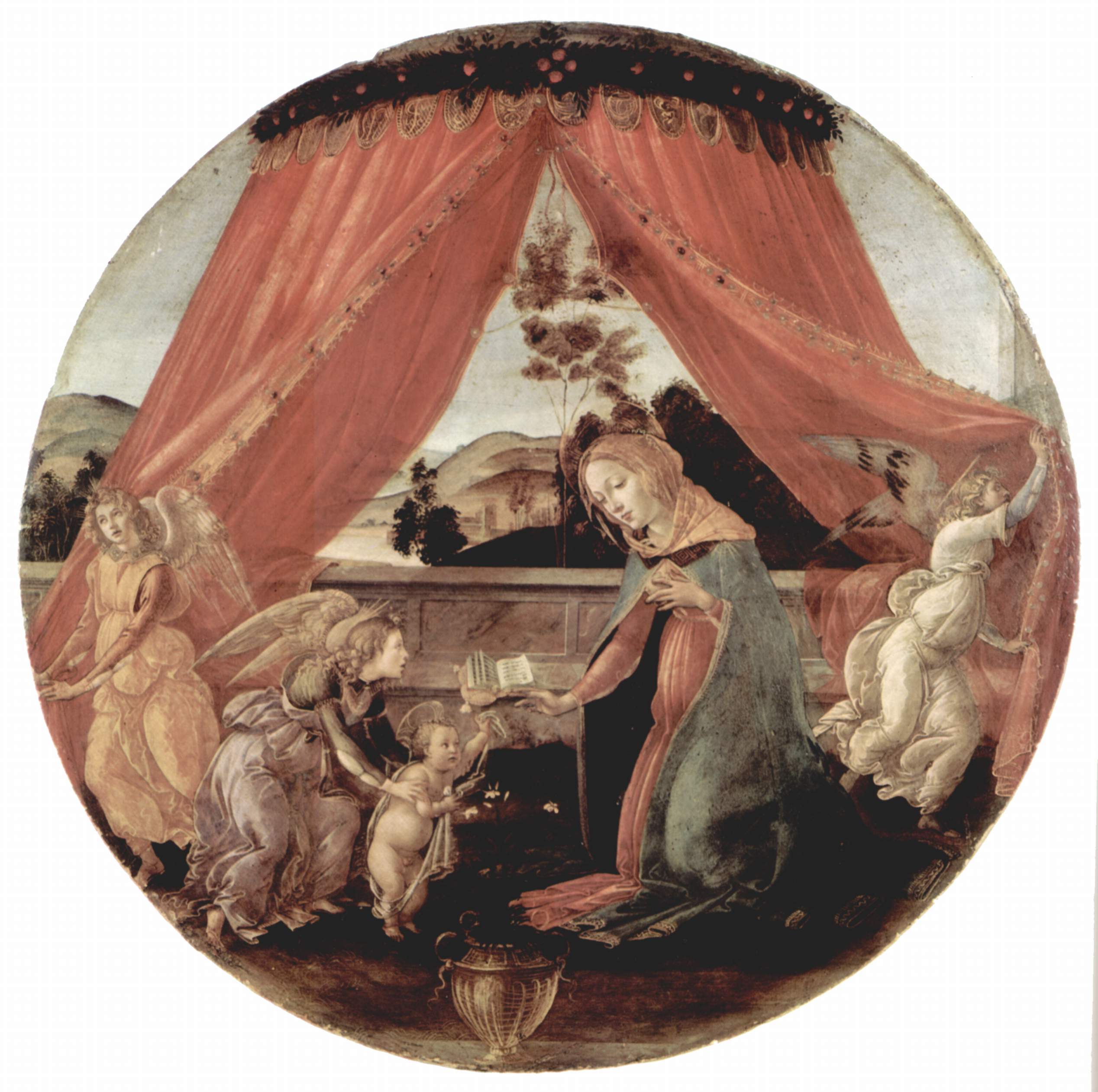 Madonnaen fra pavillonen - Sandro Botticelli
