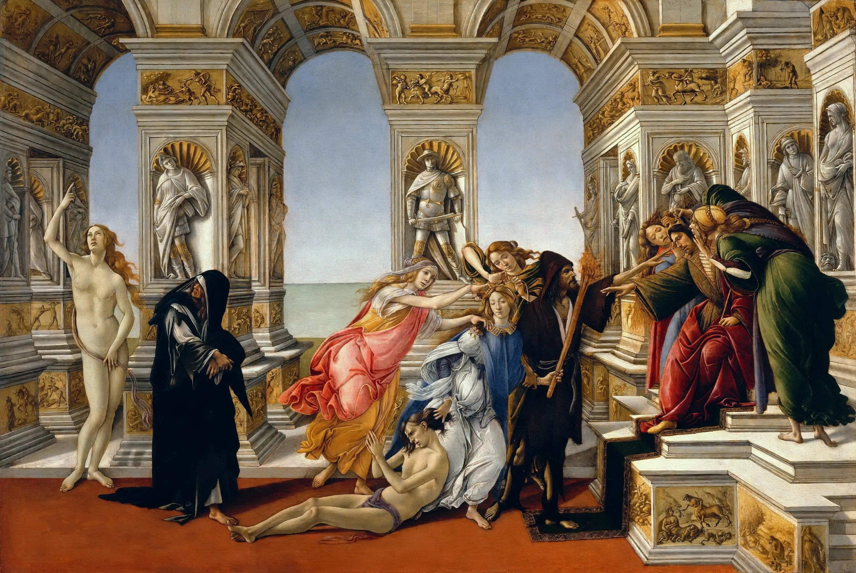 La Calomnie d’Apelle - Sandro Botticelli - Alpha Reproduction