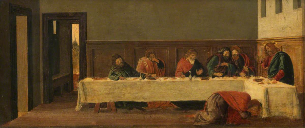 Festmåltid hos Simon (predelle, andet panel) - Sandro Botticelli