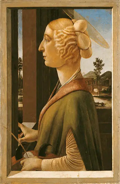 Portrait d’une femme (aux attributs de sainte Catherine d’Alexandrie) - Sandro Botticelli - Alpha Reproduction