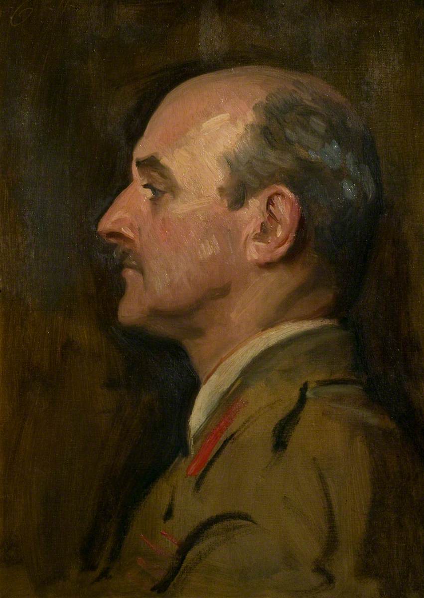 Reproduction du tableau « Maréchal vicomte Allenby (1861–1936), GCB, GCMG (esquisse) - John Singer Sargent » par Alpha Reproduction en peinture à l’huile