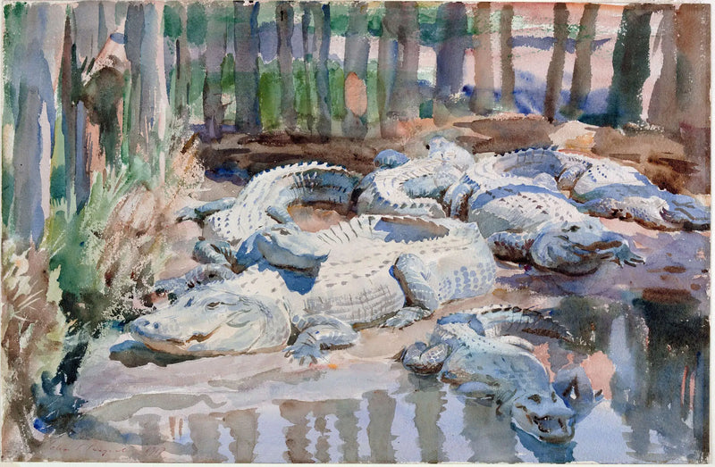 Muddy Alligators - John Singer Sargent