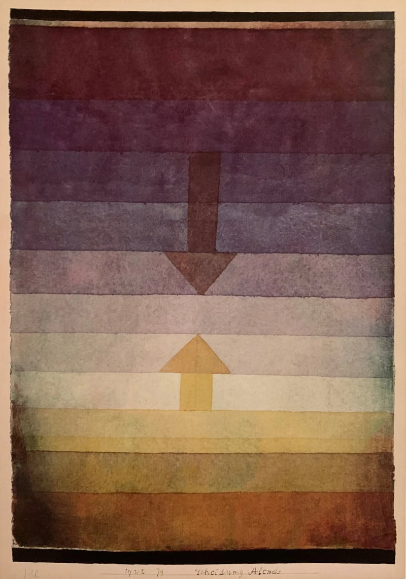 Separation, om aftenen - Paul Klee