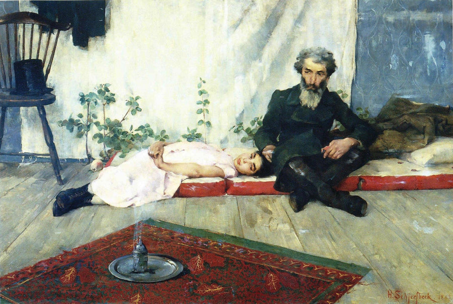 Lehtimajajuhla (1883) - Helene Schjerfbeck