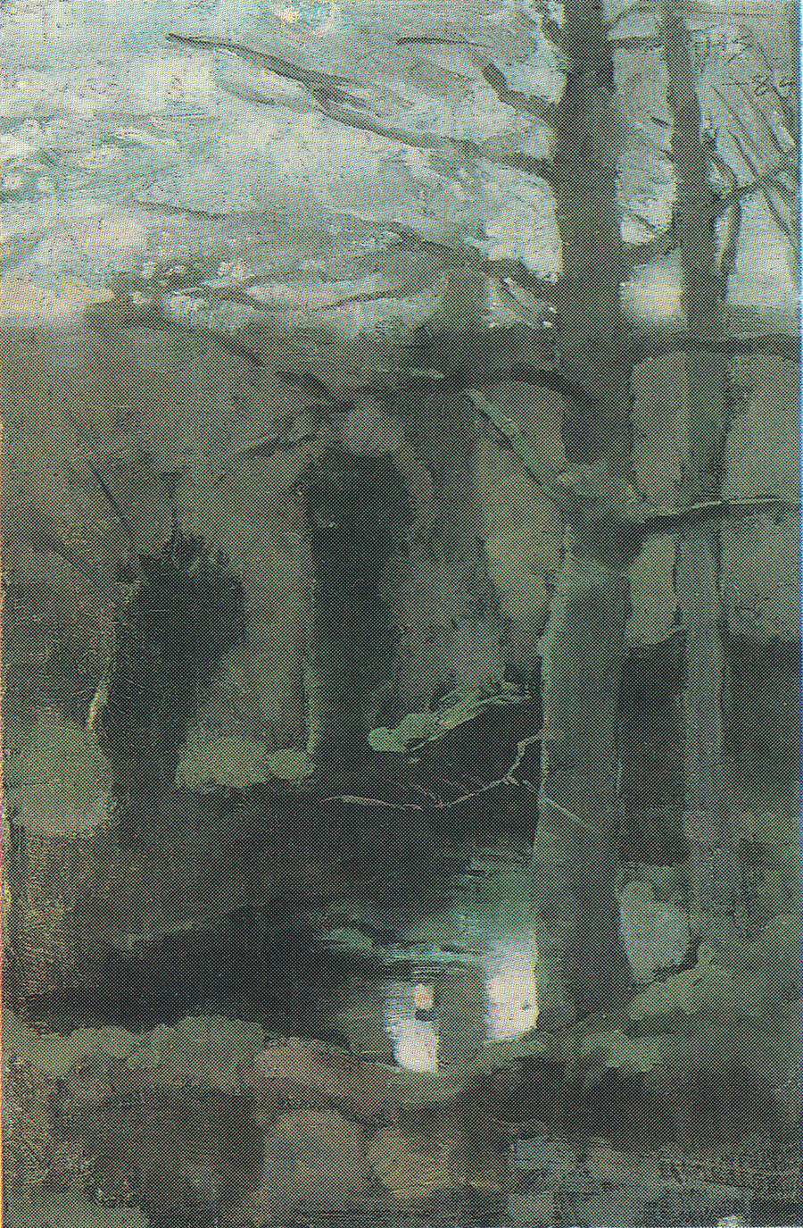 At the Pond (1884) - Helene Schjerfbeck