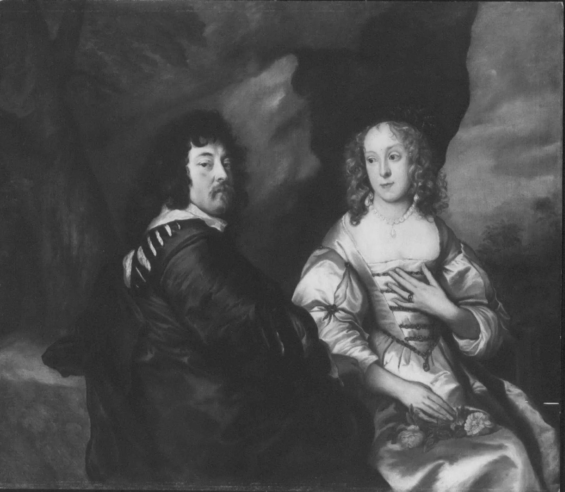 John Tufton deuxième comte de Thanet (1608-1664) et Margaret Sackville son épouse (1614-1676) - Antoine van Dyck