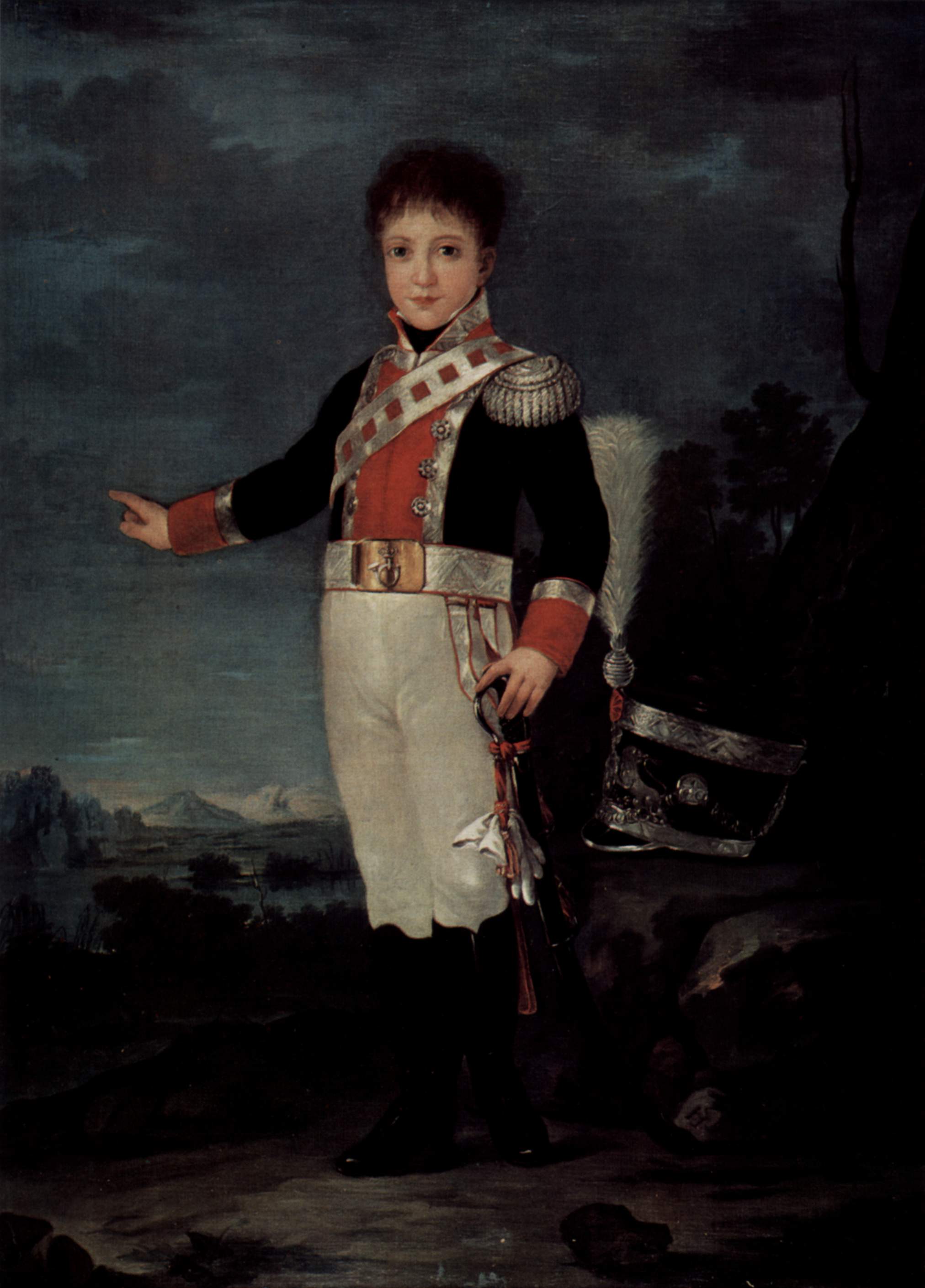 Reproduction du tableau « Sebastián Gabriel de Borbón enfant - Francisco de Goya » par Alpha Reproduction en peinture à l’huile