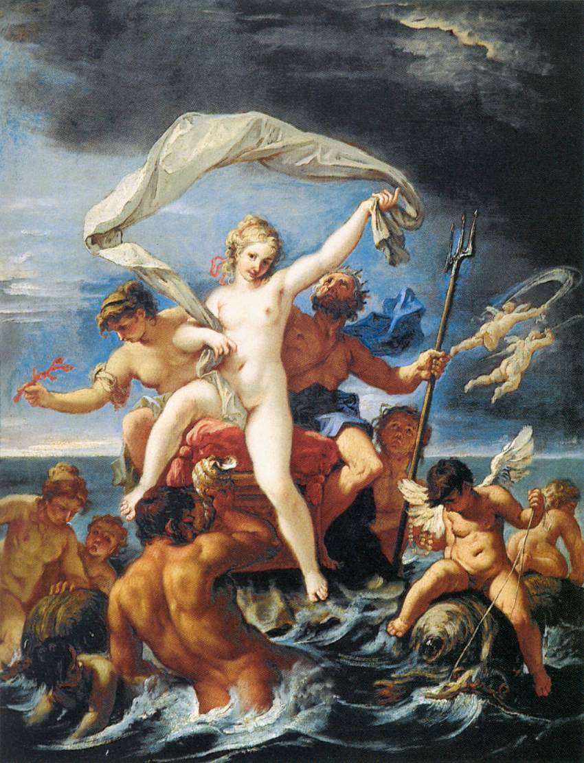 Neptune et Amphitrite - Sebastiano Ricci - Alpha Reproduction