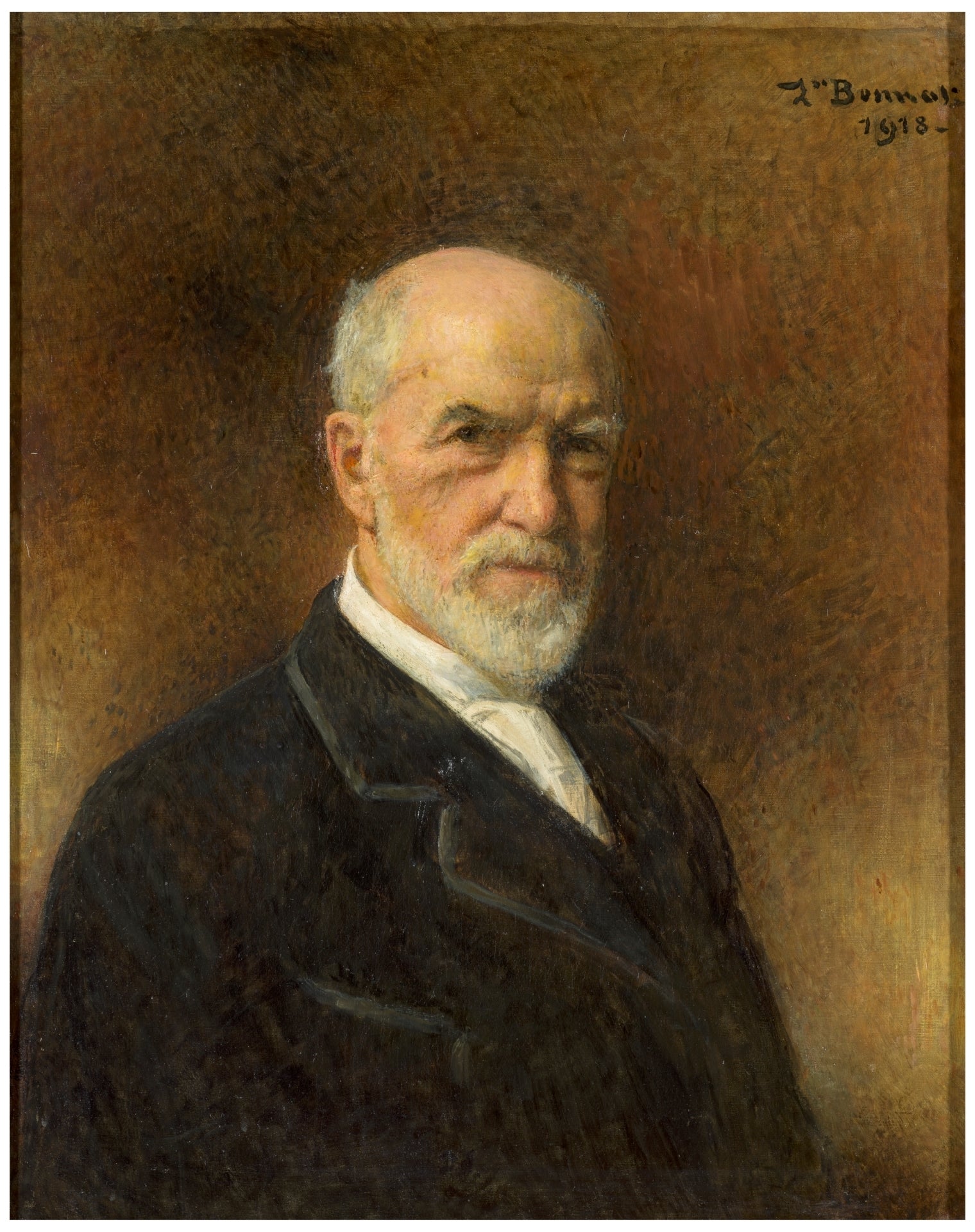 Autoportrait (1918) - Léon Bonnat