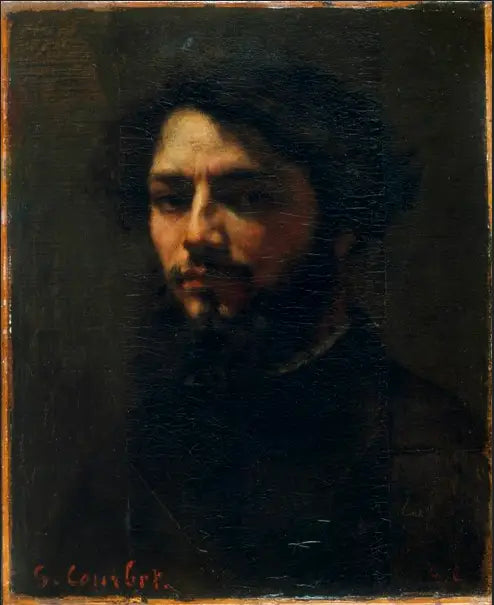 Selvportræt - Gustave Courbet