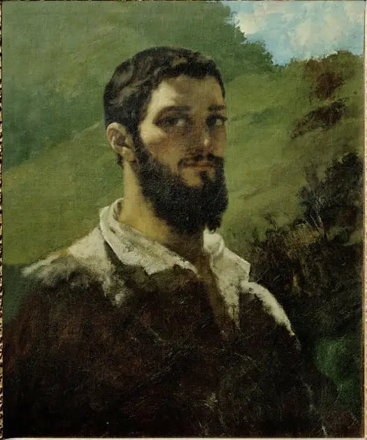 Selvportræt - Gustave Courbet