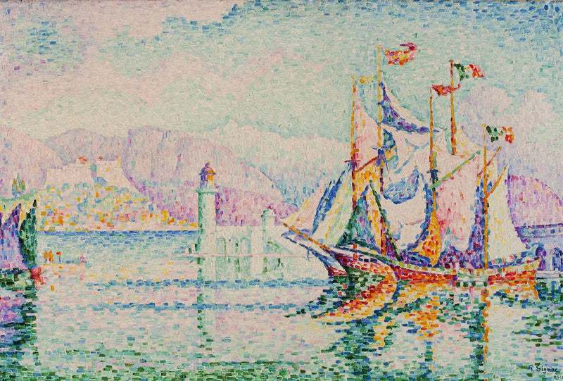 Antibes - Om morgenen. - Paul Signac