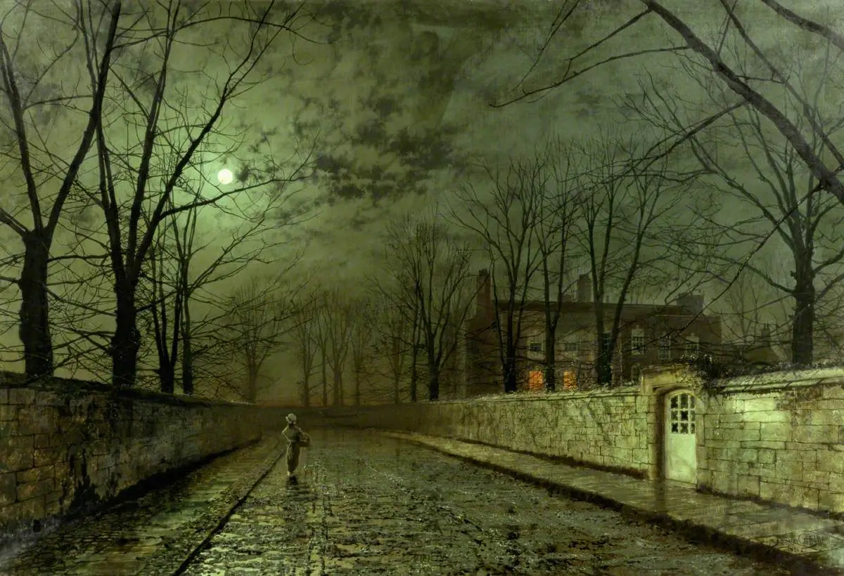Clair de lune argenté - John Atkinson Grimshaw - Alpha Reproduction