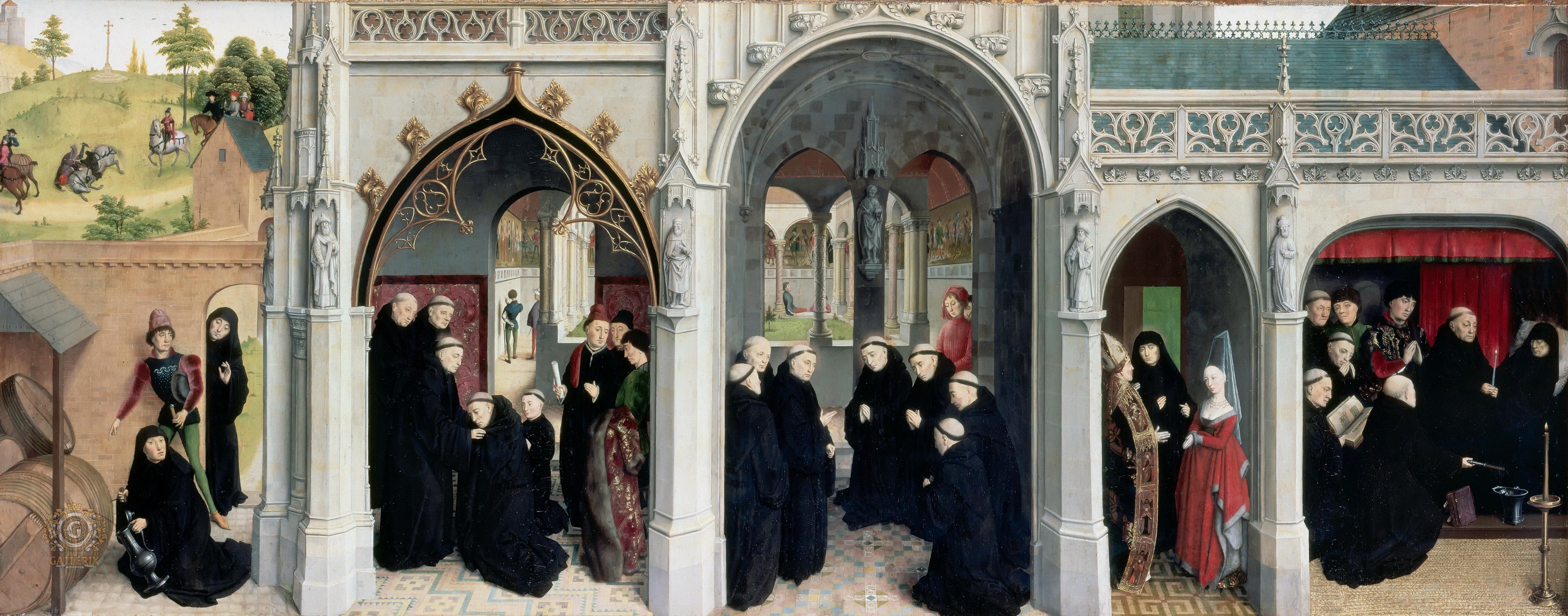 Scènes de la vie de saint Bertin - Simon Marmion