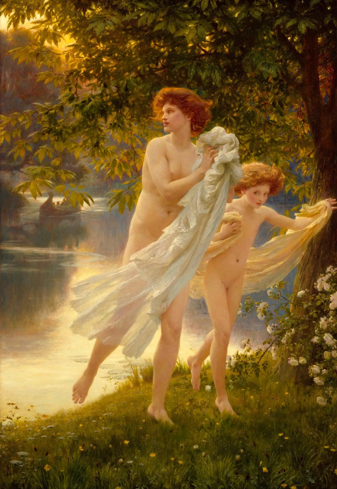 Surpris - Frank Bernard Dicksee - Alpha Reproduction