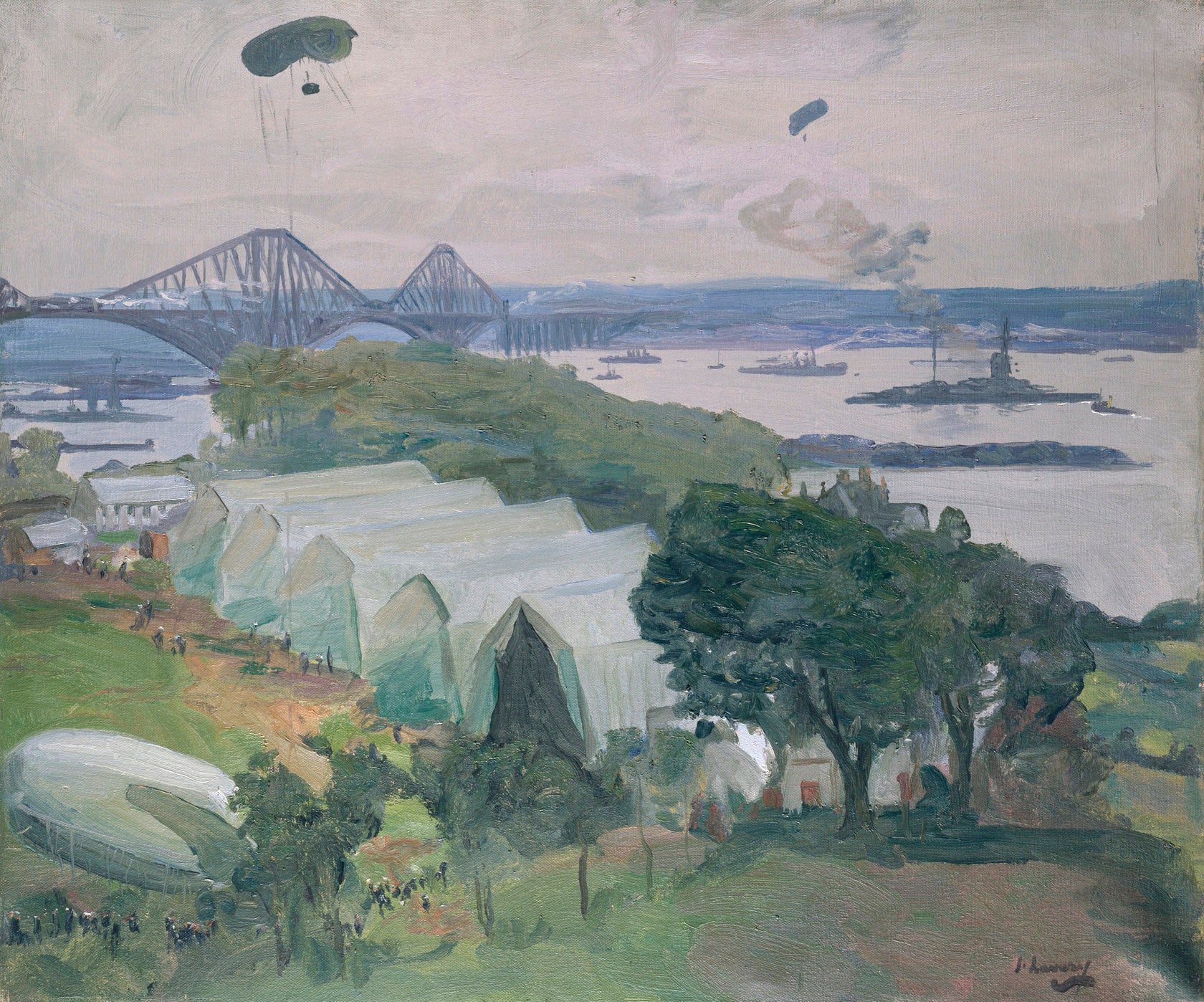 Base aérienne de North Queensferry, 1917 - John Lavery