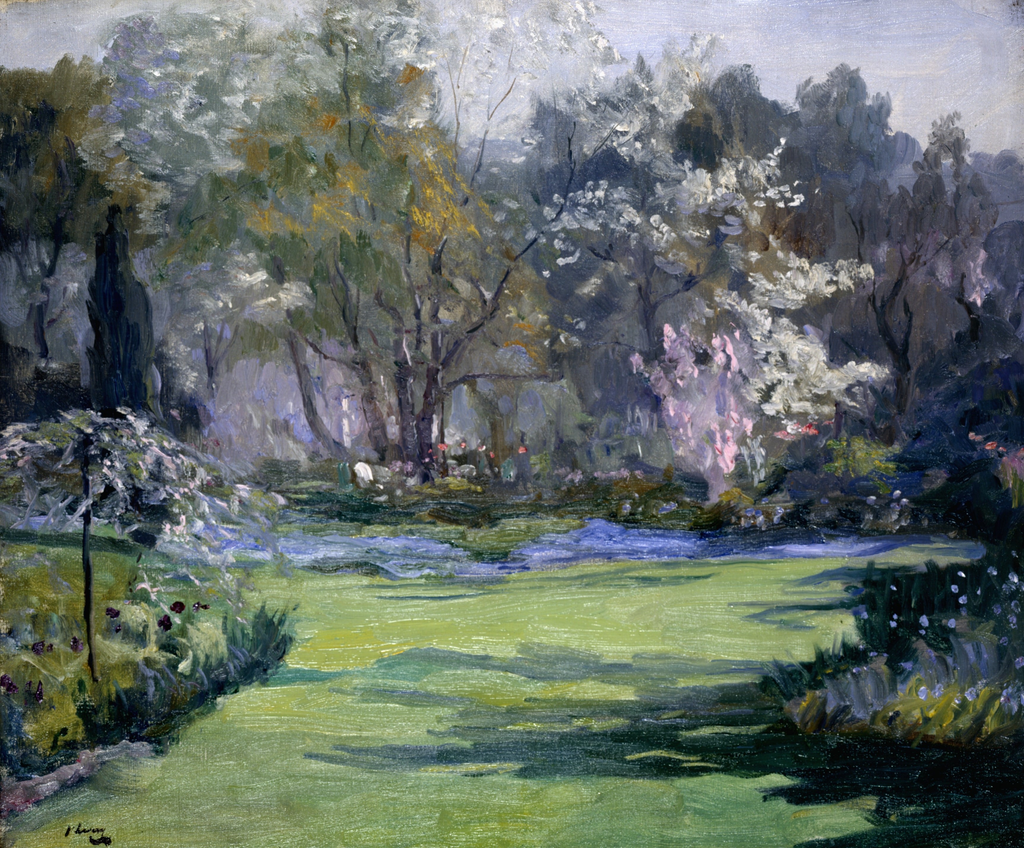 Printemps, le jardin, Villa Sylvia - John Lavery