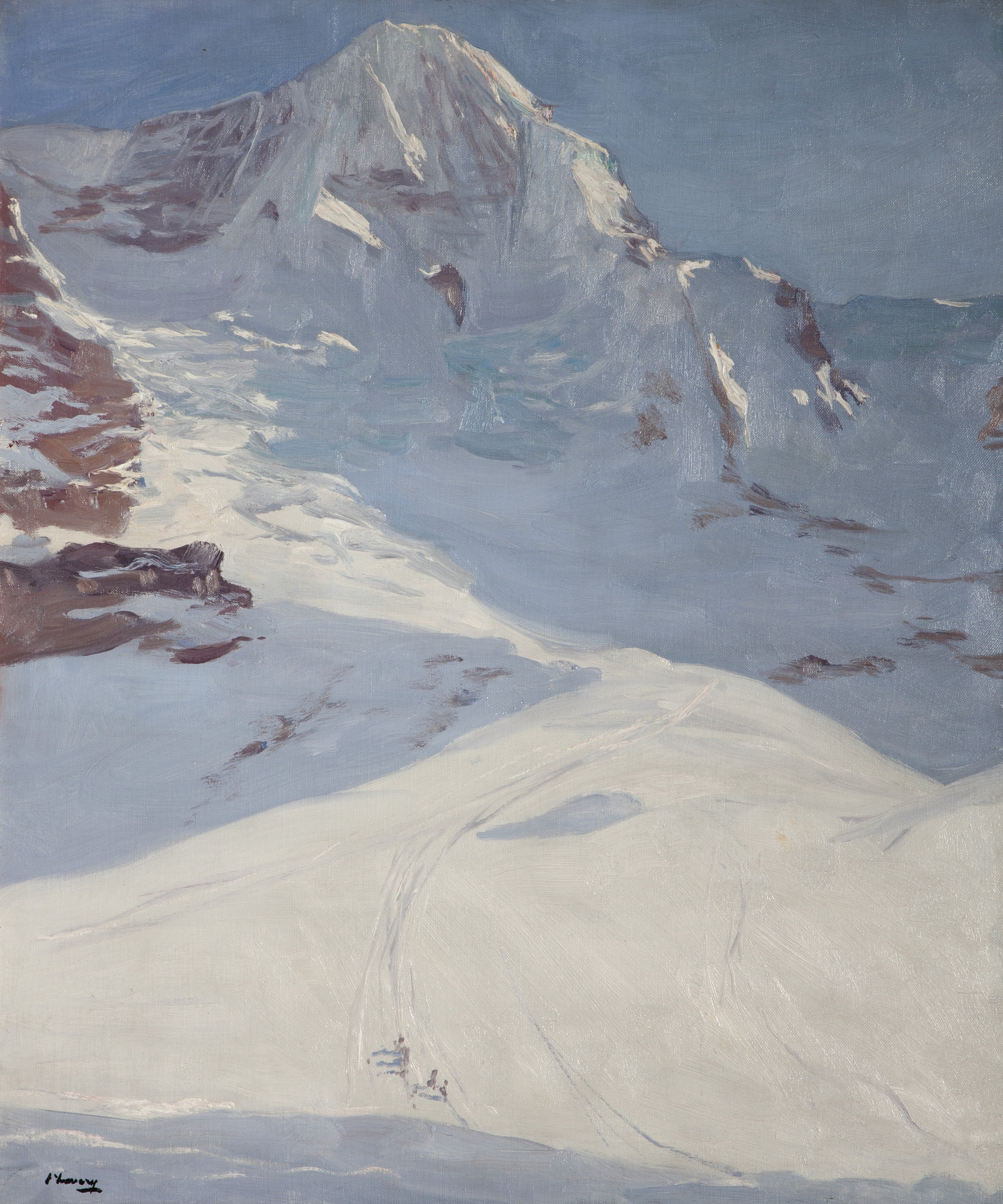 La Suisse en hiver (Le Moine) - John Lavery