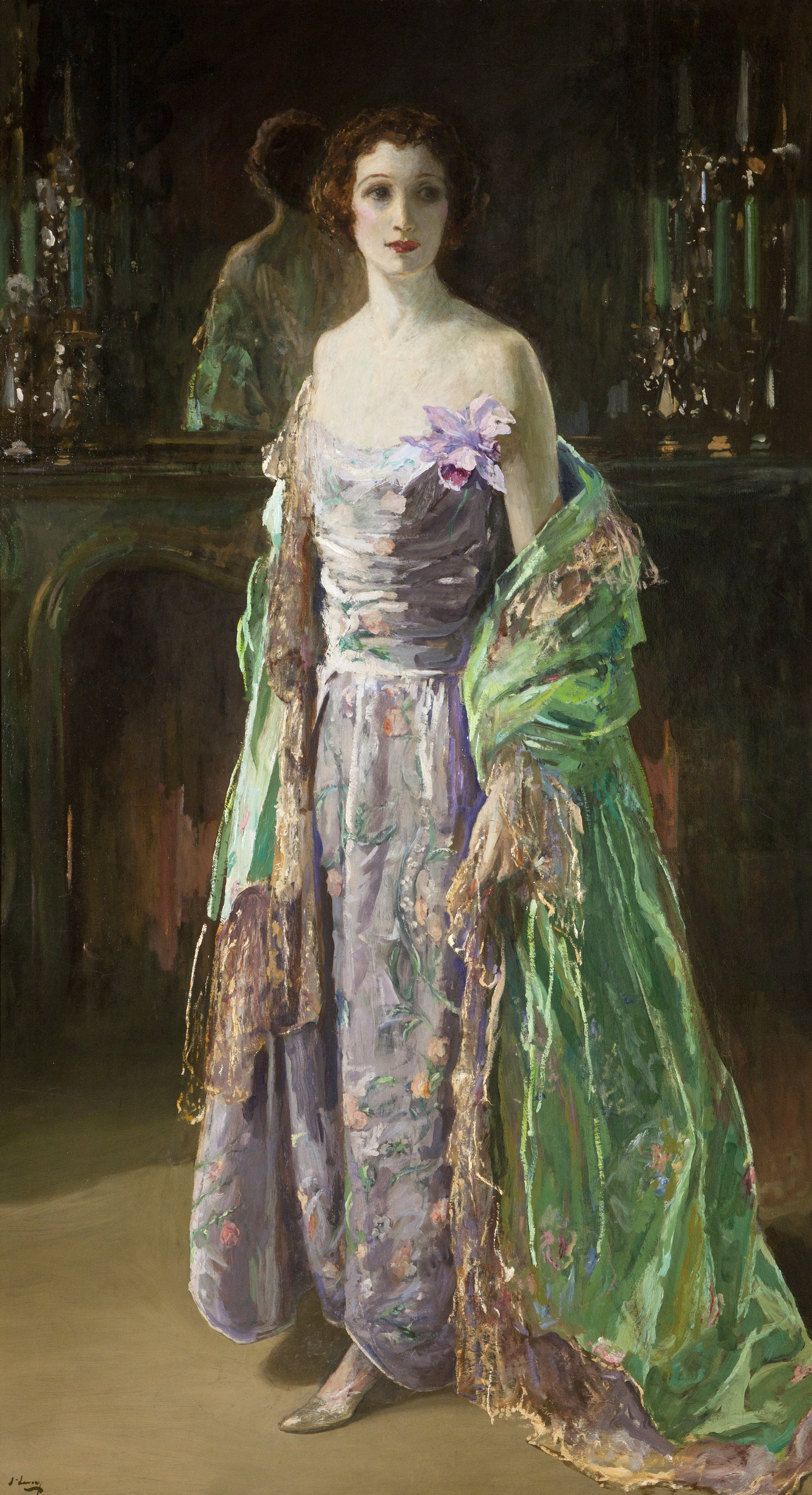 Le manteau vert - John Lavery