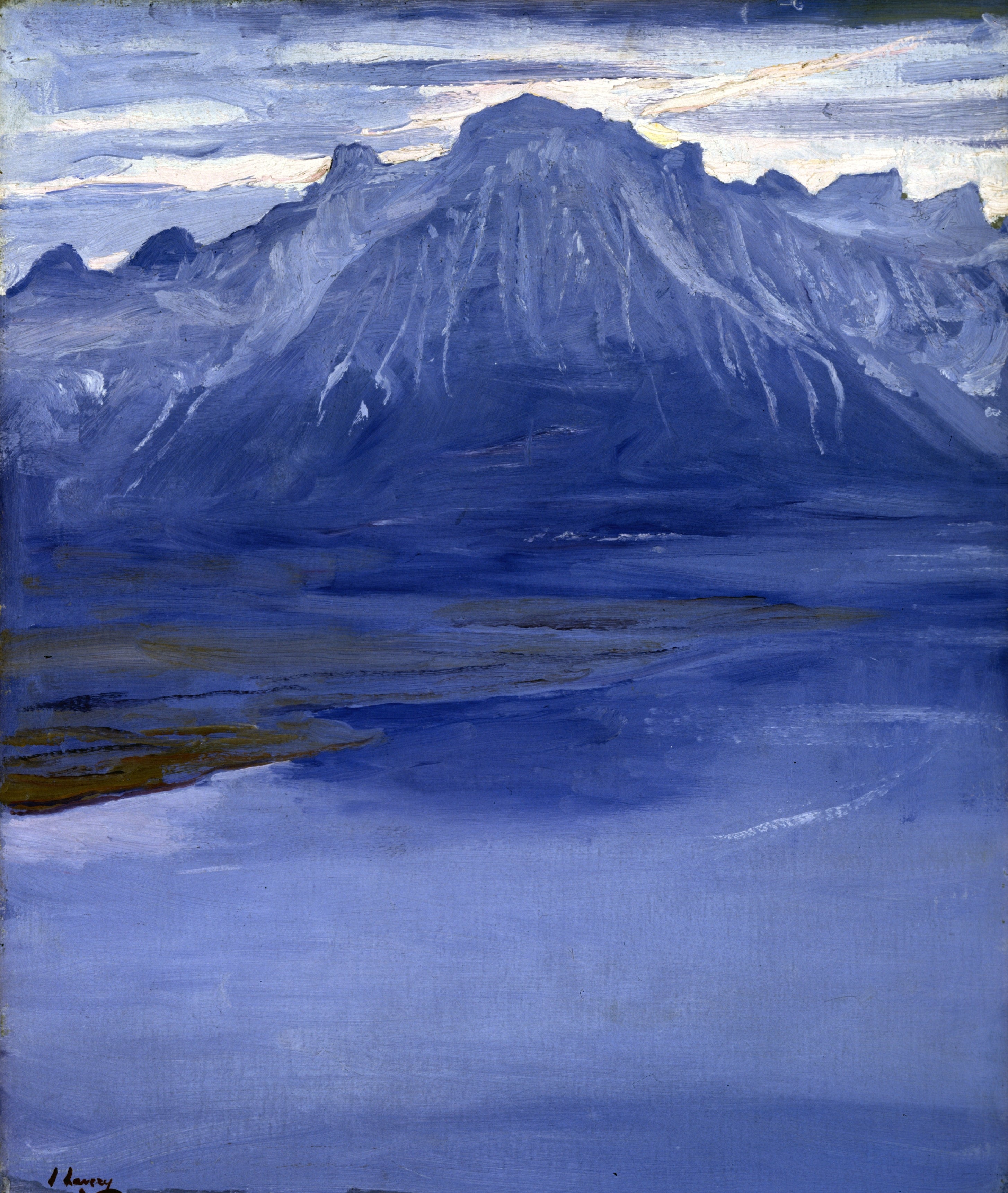 Crépuscule, lac de Genève - John Lavery