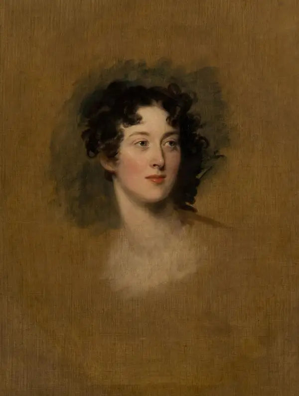 Elizabeth Thynne comtesse Cawdor d. 1866 - Thomas Lawrence - Alpha Reproduction