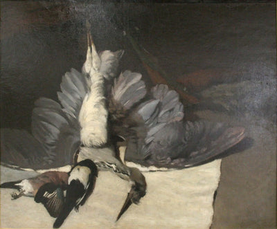 Reproduction du tableau « Le Héron aux ailes déployées - Alfred Sisley » par Alpha Reproduction en peinture à l’huile