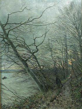 Reproduction du tableau « Le Bois des rochers - Alfred Sisley » par Alpha Reproduction en peinture à l’huile