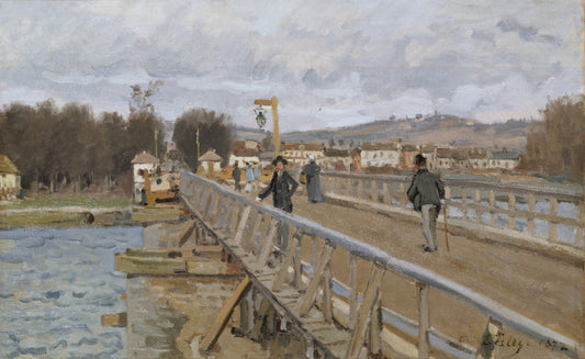 Reproduction du tableau « Passerelle d'Argenteuil - Alfred Sisley » par Alpha Reproduction en peinture à l’huile