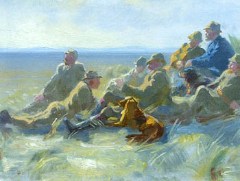 Jægere fra Skagen. Studie - Peder Severin Krøyer