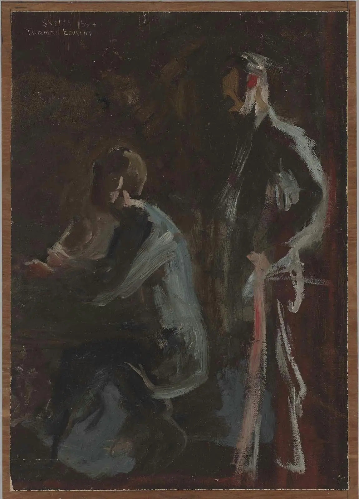 Esquisse pour la reddition du Général Lee au Général Grant à Appomatox - Thomas Eakins - Alpha Reproduction